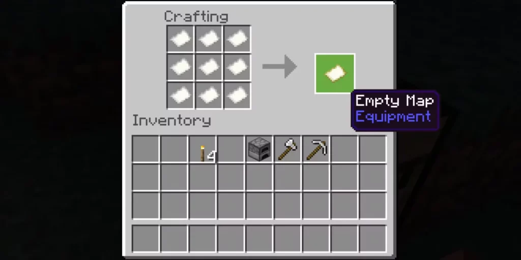 crafting-and-using-a-map-in-minecraft