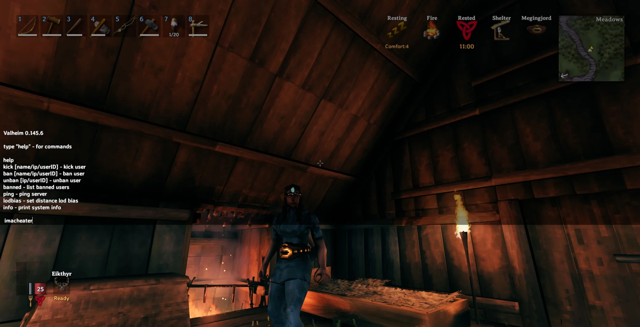 Valheim: Complete Guide to Cheats and Console Commands | Megarom