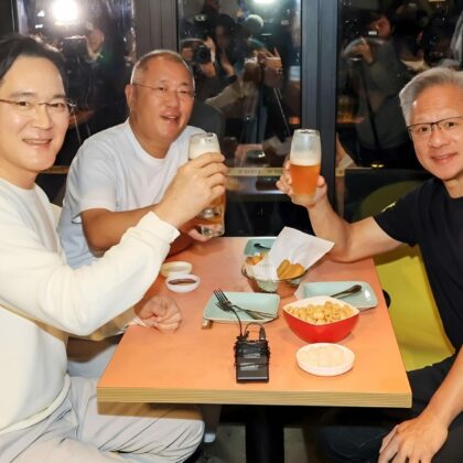 NVIDIA CEO Enjoys Lively Gathering With Samsung & Hyundai Execs in Korea: Fried Chicken, Beers, and Spicy Banter