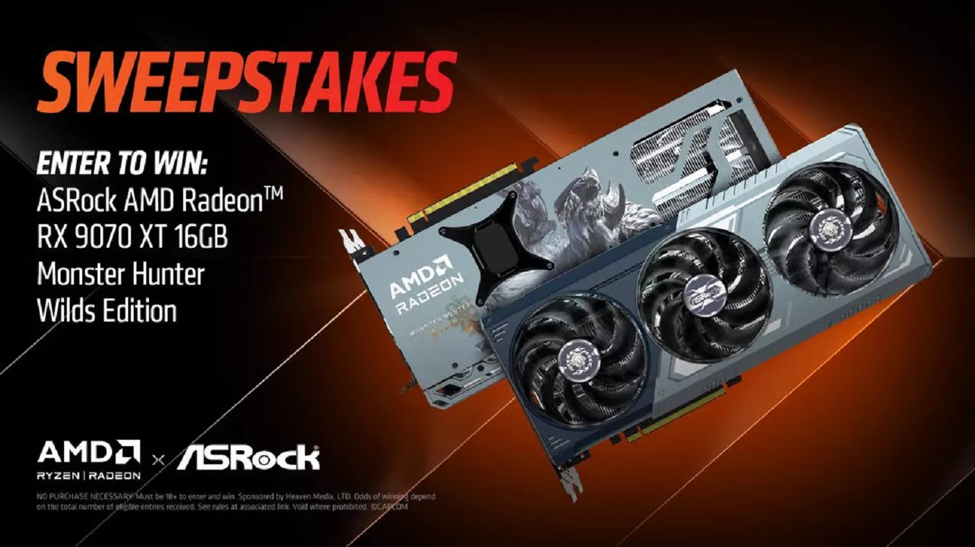 Win Big with AMD's Radeon RX 9070 XT Monster Hunter Wilds Edition Giveaway