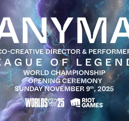 Anyma Set to Co-Direct 2025 League of Legends Worlds Opening Ceremony