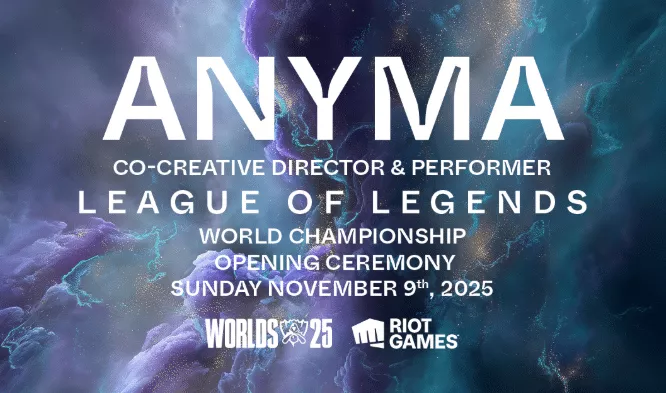 Anyma Set to Co-Direct 2025 League of Legends Worlds Opening Ceremony
