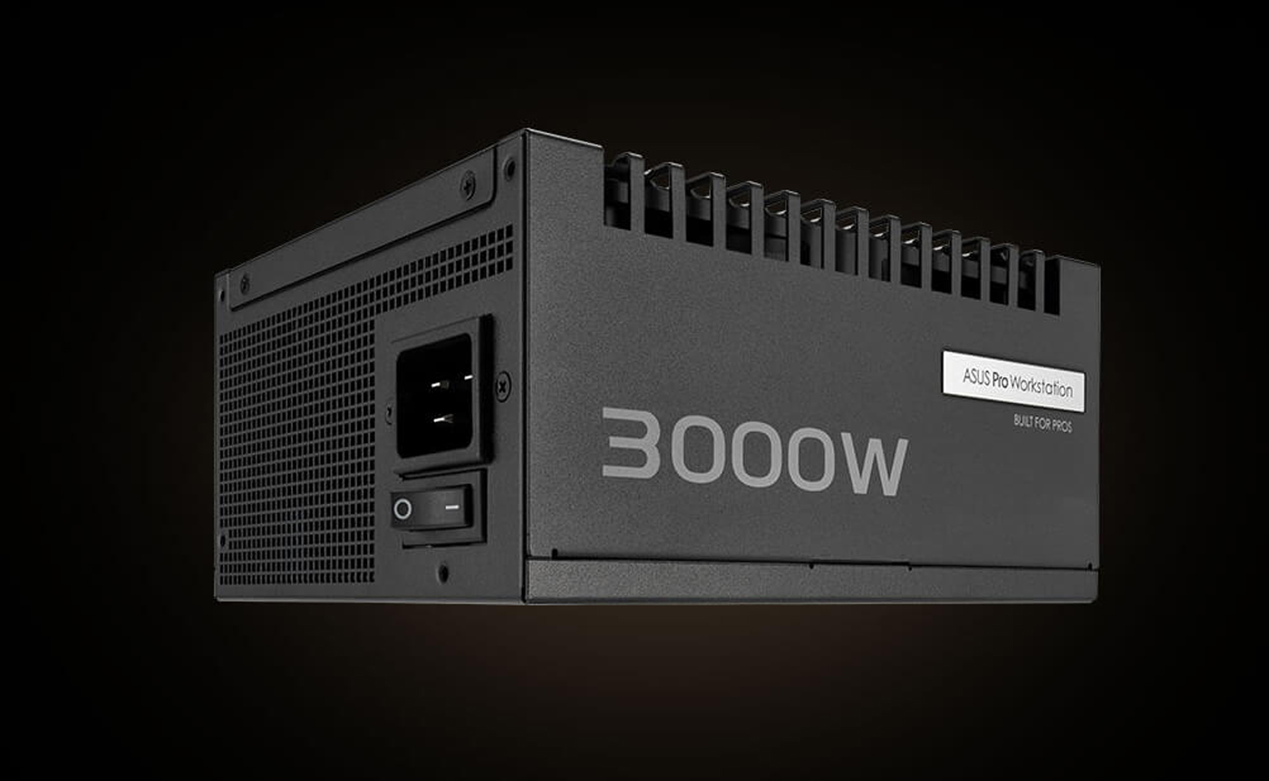 ASUS Unveils Pro WS Platinum PSUs: Powering Up to 3000W for Quad RTX 5090/RTX PRO 6000 GPUs