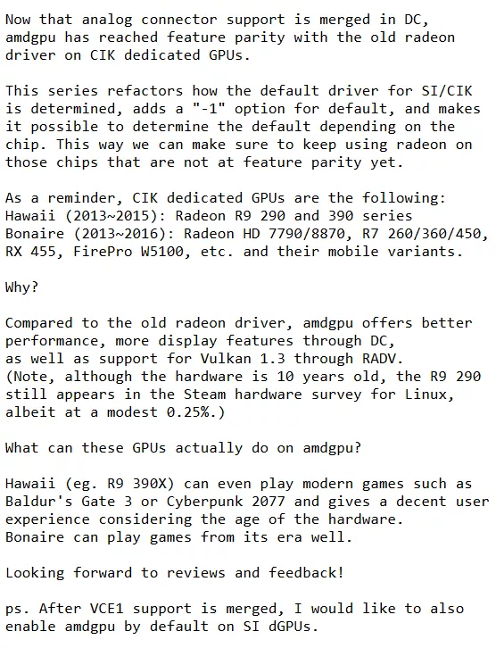 Linux Patches Aim to Boost AMDGPU as Default for GCN 1.1 GPUs Including ...