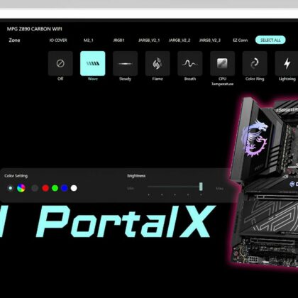 MSI Launches Portal X: Sleek Browser Tool for Lighting Control on MSI Gear