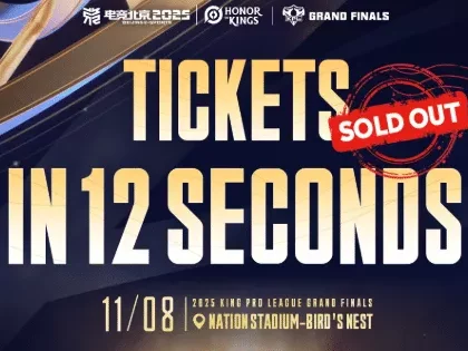 Tickets for King Pro League Grand Finals Vanish in Just 12 Seconds