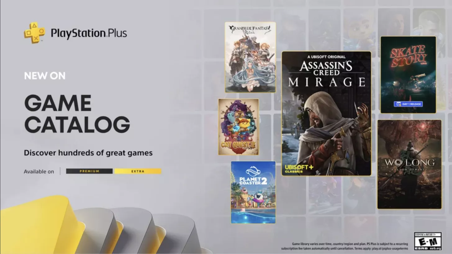 New Titles Arrive on PS Plus Extra: Assassin’s Creed Mirage, Skate Story, Wo Long: Fallen Dynasty, and More for December 2025