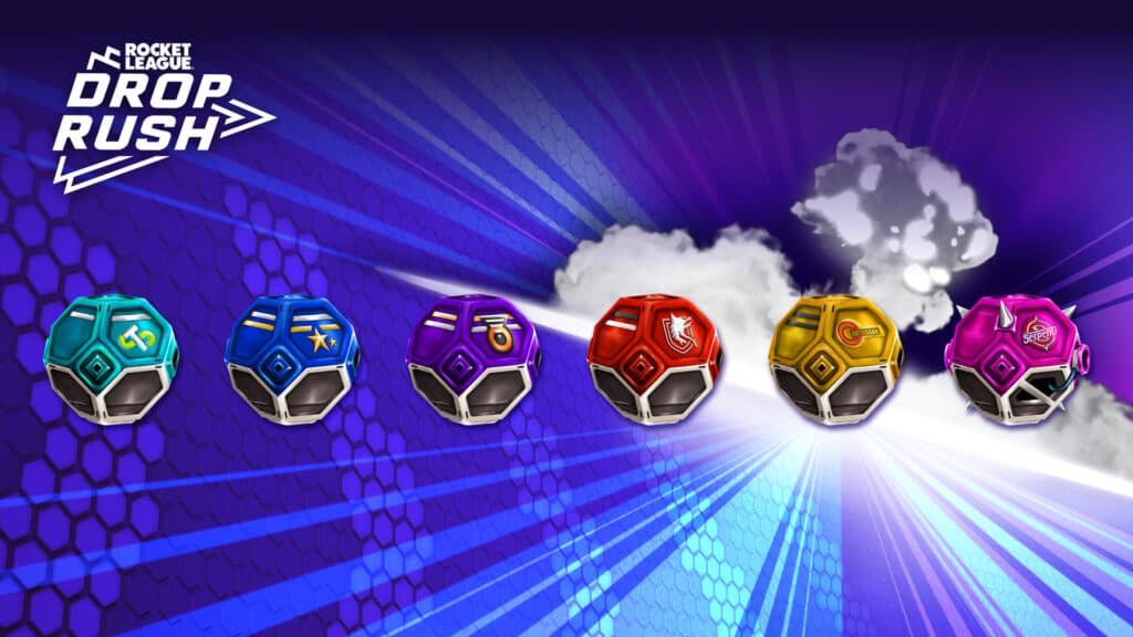 Rocket League Drops Rush creator drops in-game screenshot 