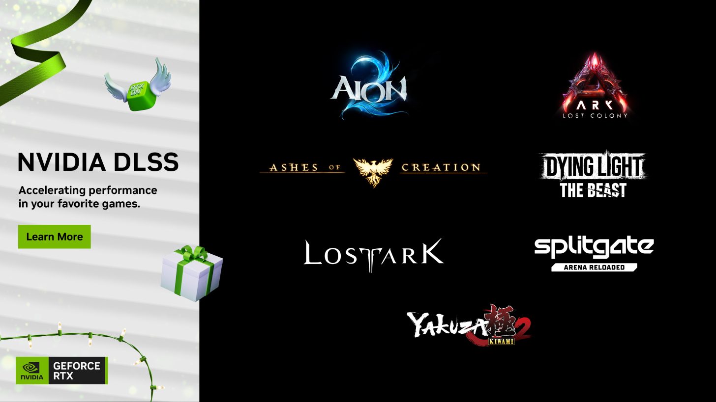 Yakuza Kiwami 2, Splitgate: Arena Reloaded, and ARK: Lost Colony Now Feature DLSS 4 Support with Latest GeForce Driver Release