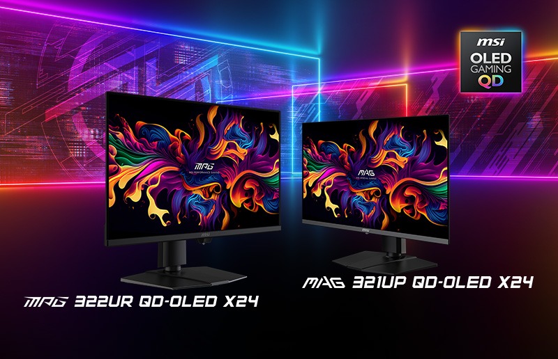 MSI Expands 32″ QD-OLED Monitor Series With MPG 322UR X24 & MAG 321UP X24: Exceptional 4K Visuals With Richer Blacks & Boosted HDR Brightness